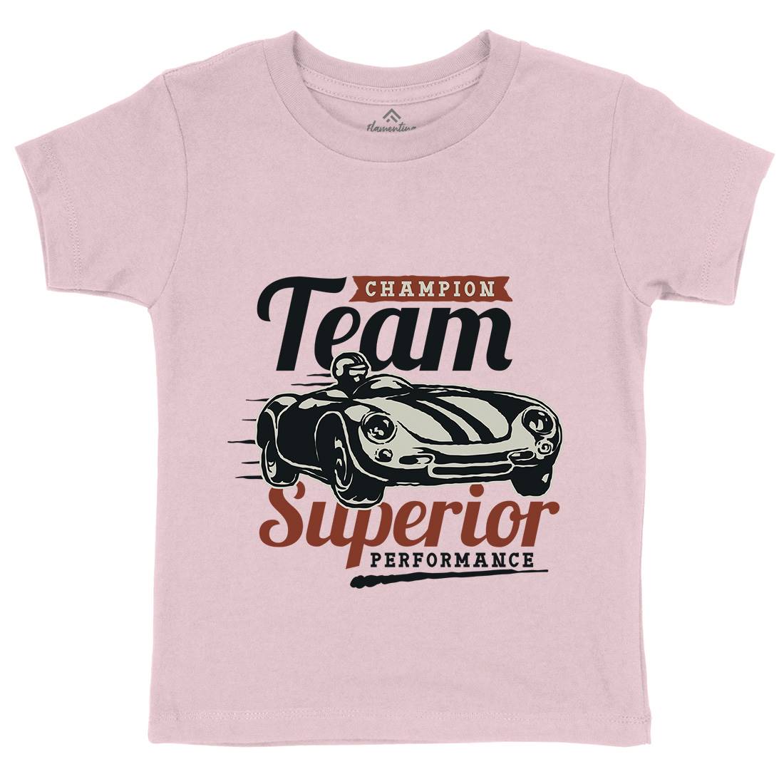 Vintage Racer Champion Kids Crew Neck T-Shirt Cars A492