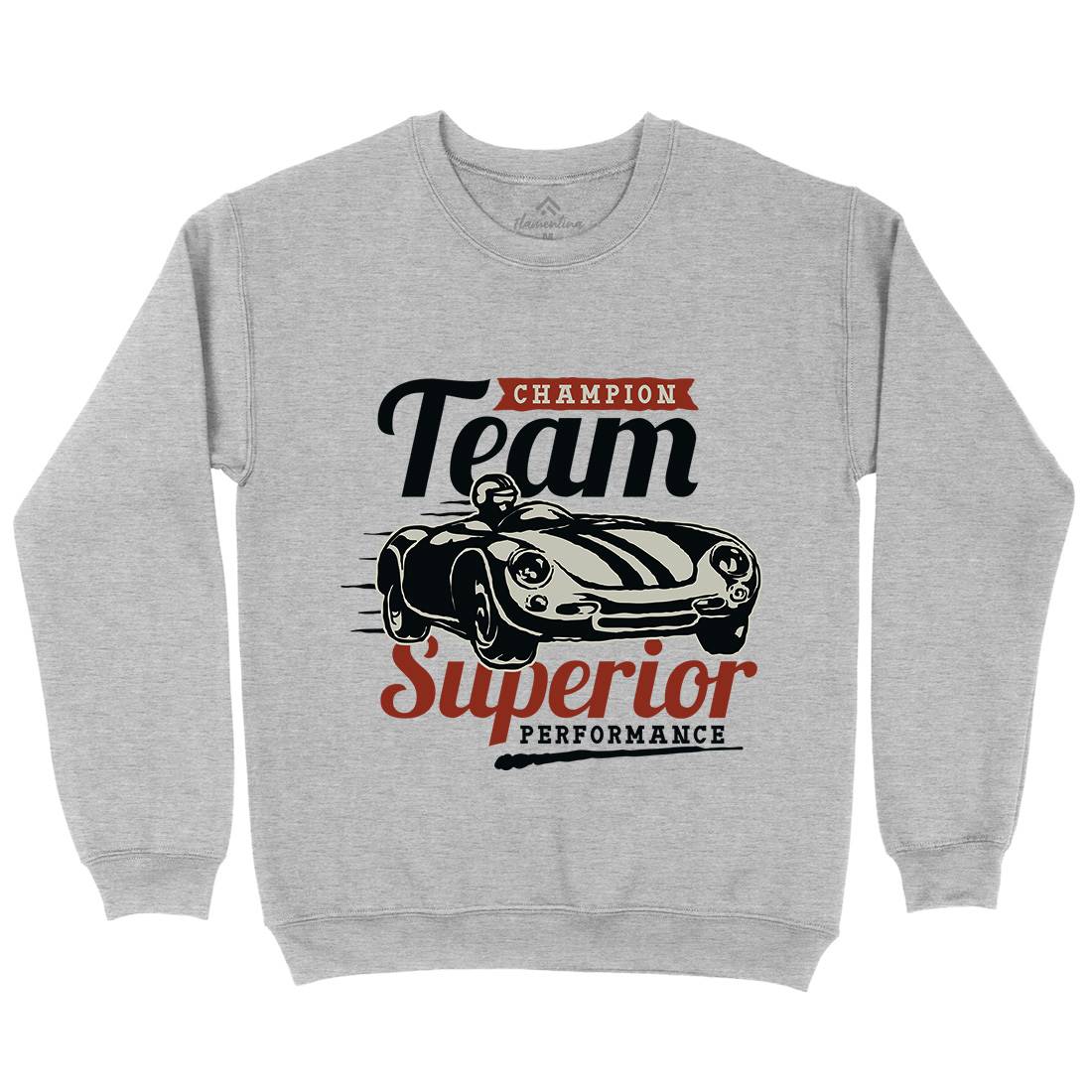 Vintage Racer Champion Kids Crew Neck Sweatshirt Cars A492