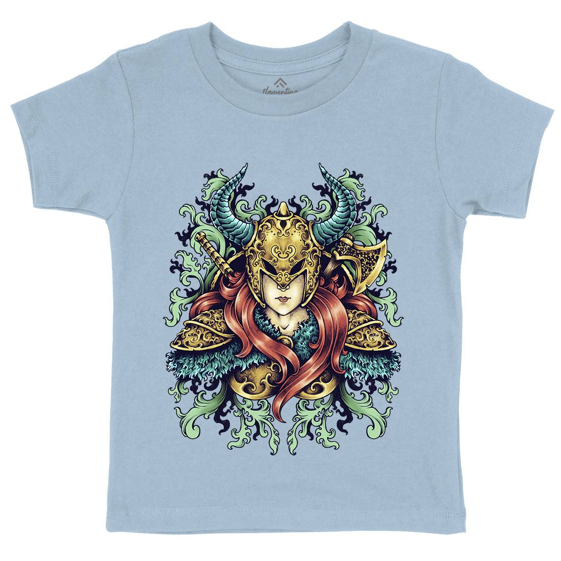 Warrior Goddess Kids Crew Neck T-Shirt Warriors A494