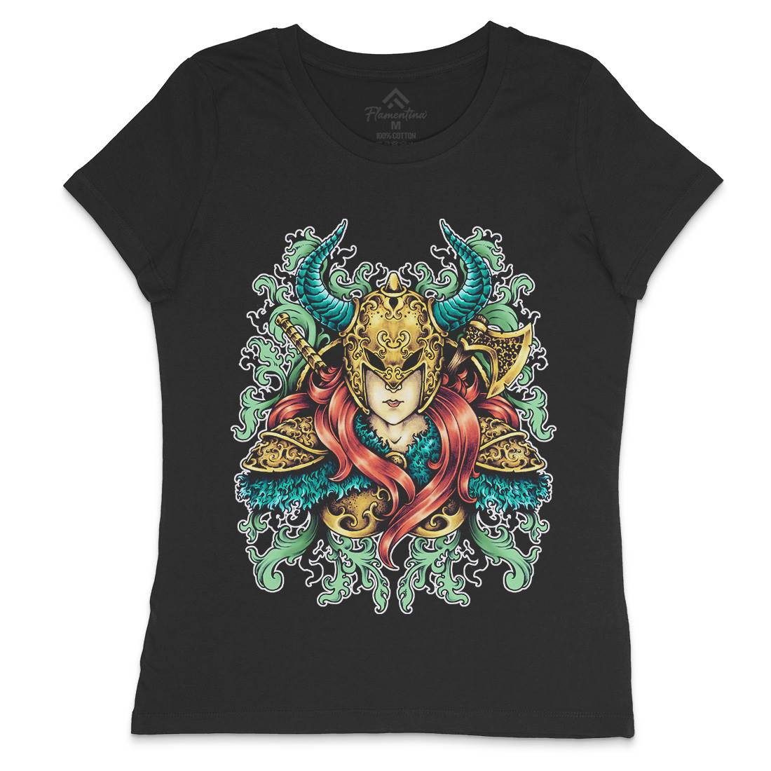 Warrior Goddess Womens Crew Neck T-Shirt Warriors A494