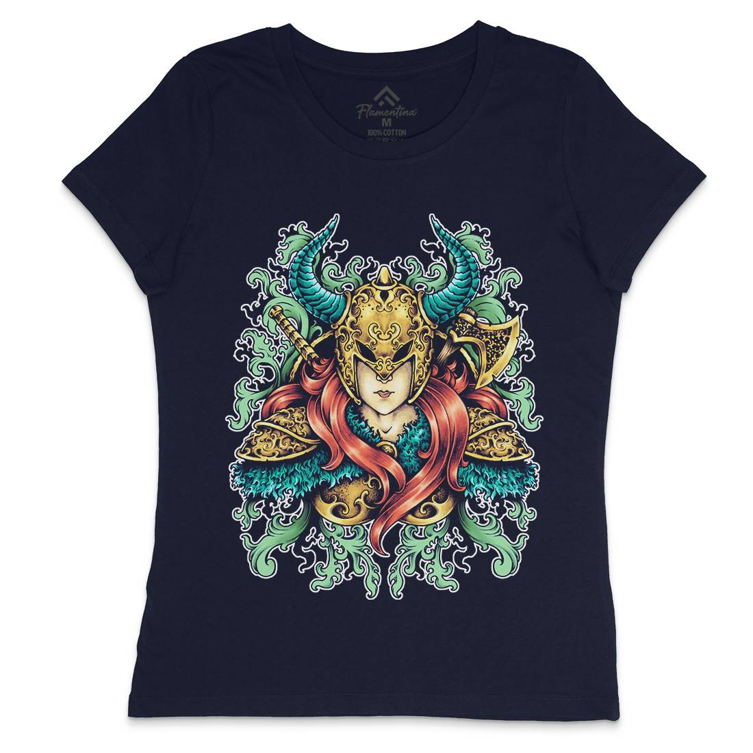Warrior Goddess Womens Crew Neck T-Shirt Warriors A494