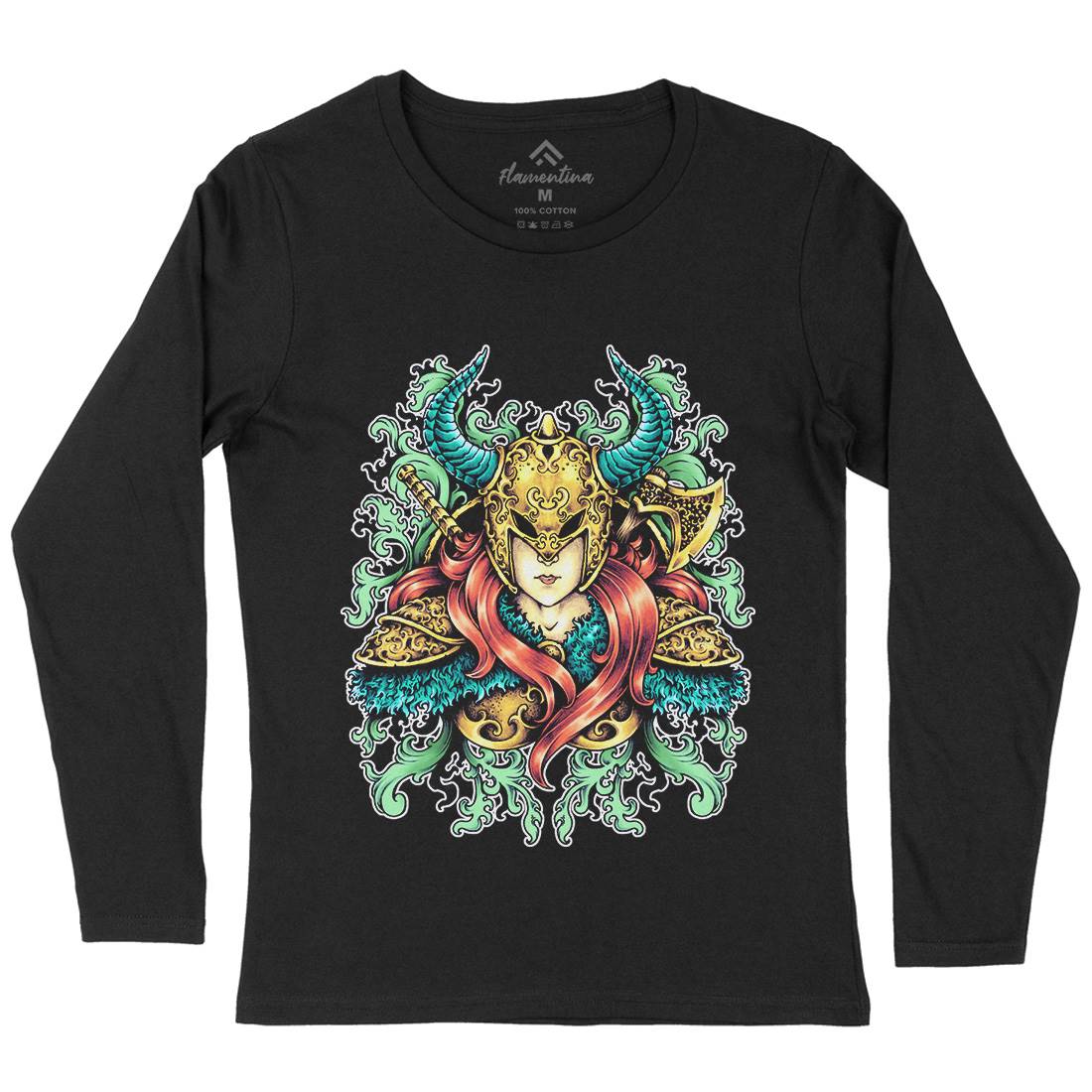 Warrior Goddess Womens Long Sleeve T-Shirt Warriors A494