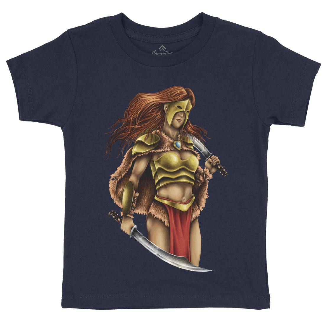 Warrior Queen Kids Crew Neck T-Shirt Warriors A496