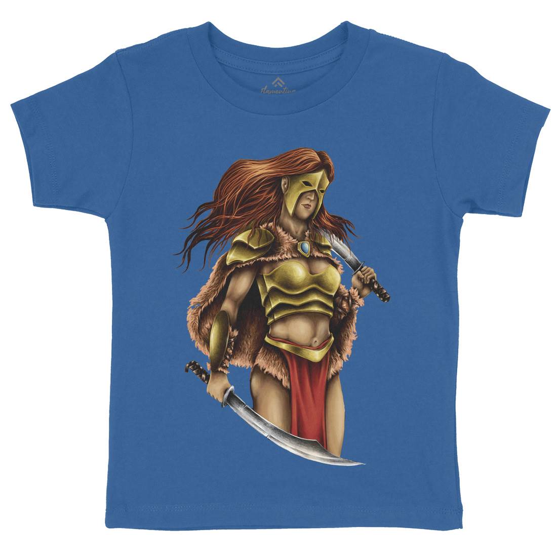Warrior Queen Kids Crew Neck T-Shirt Warriors A496