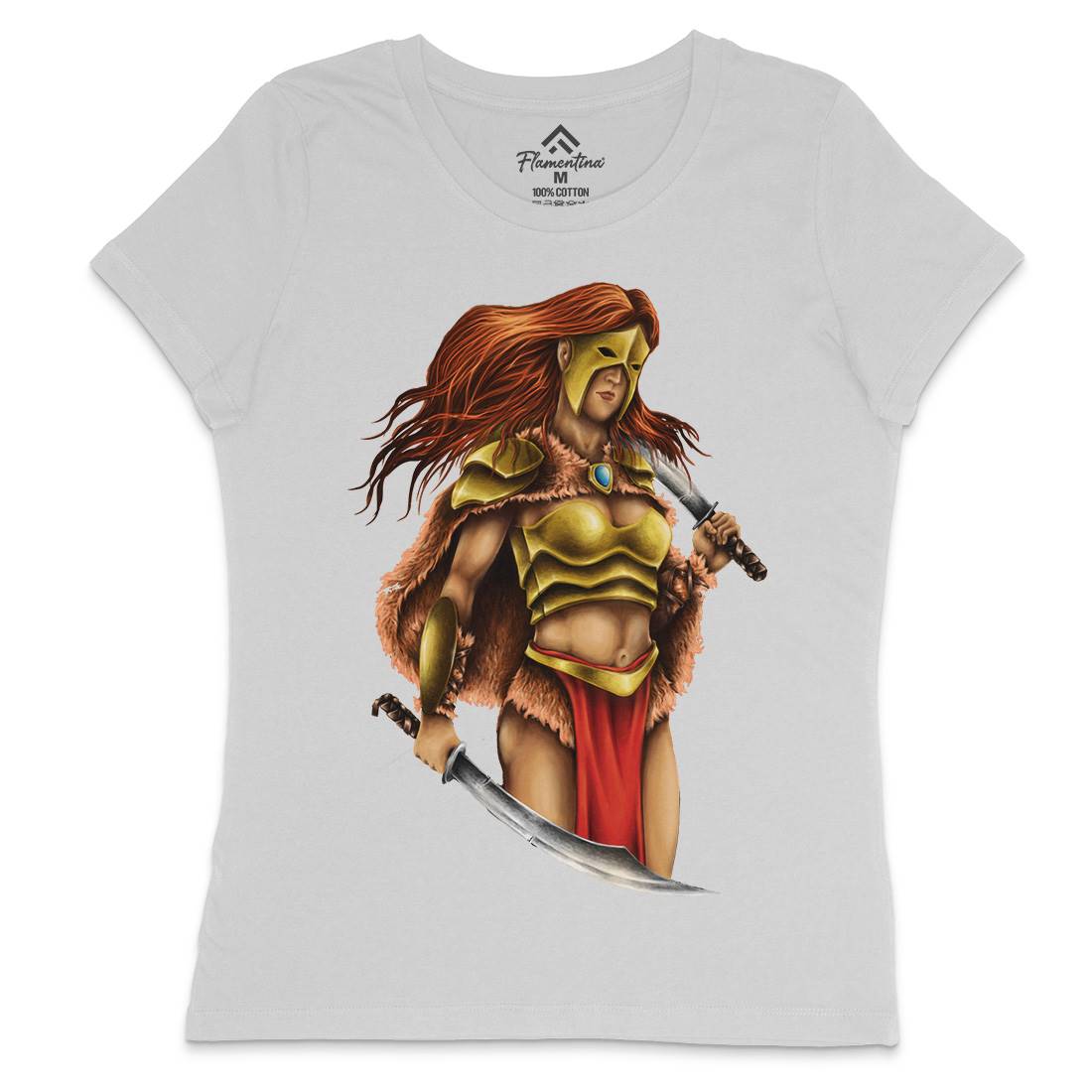 Warrior Queen Womens Crew Neck T-Shirt Warriors A496
