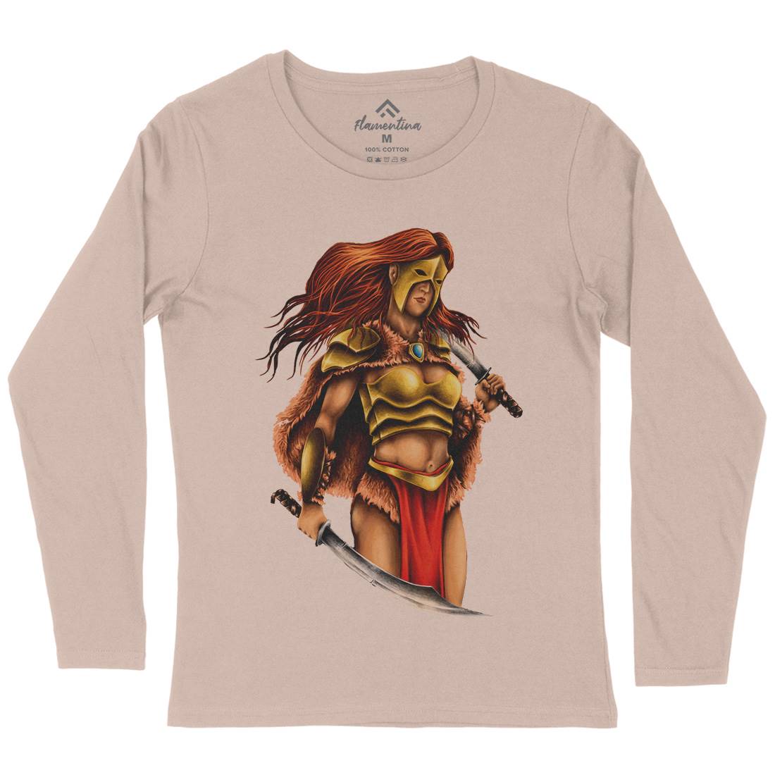Warrior Queen Womens Long Sleeve T-Shirt Warriors A496