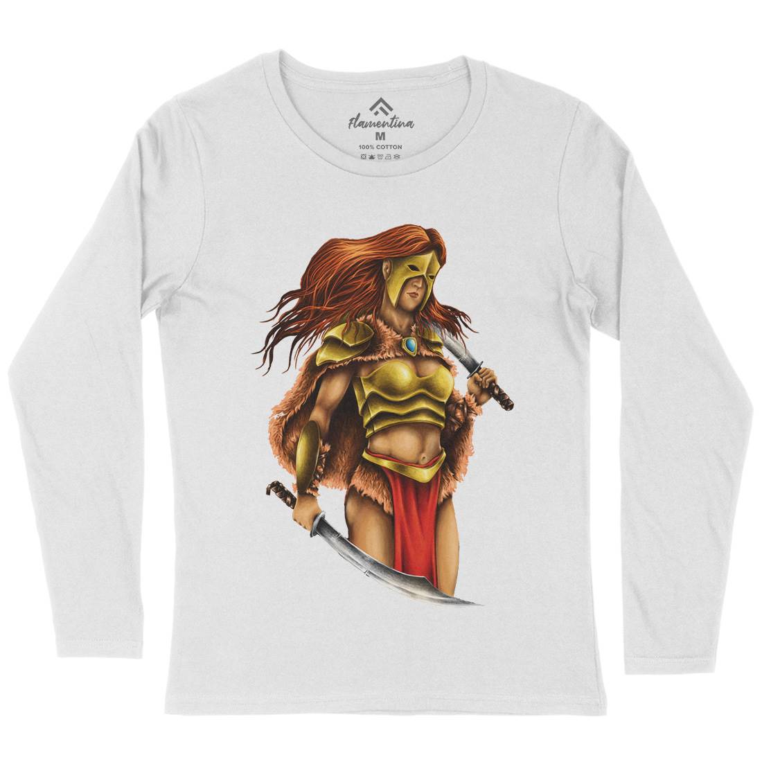 Warrior Queen Womens Long Sleeve T-Shirt Warriors A496