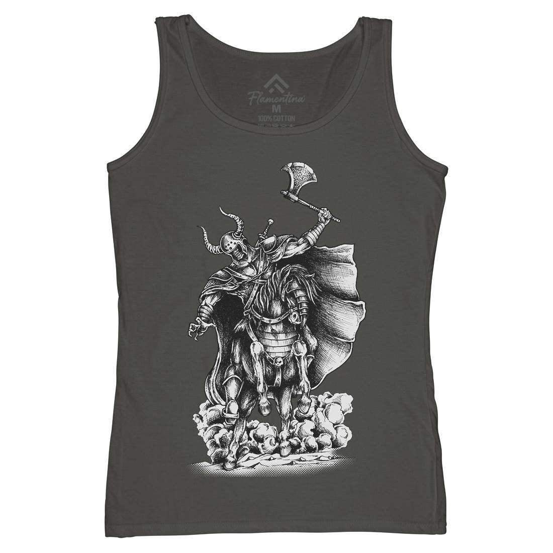 Warrior Skull Womens Organic Tank Top Vest Warriors A497