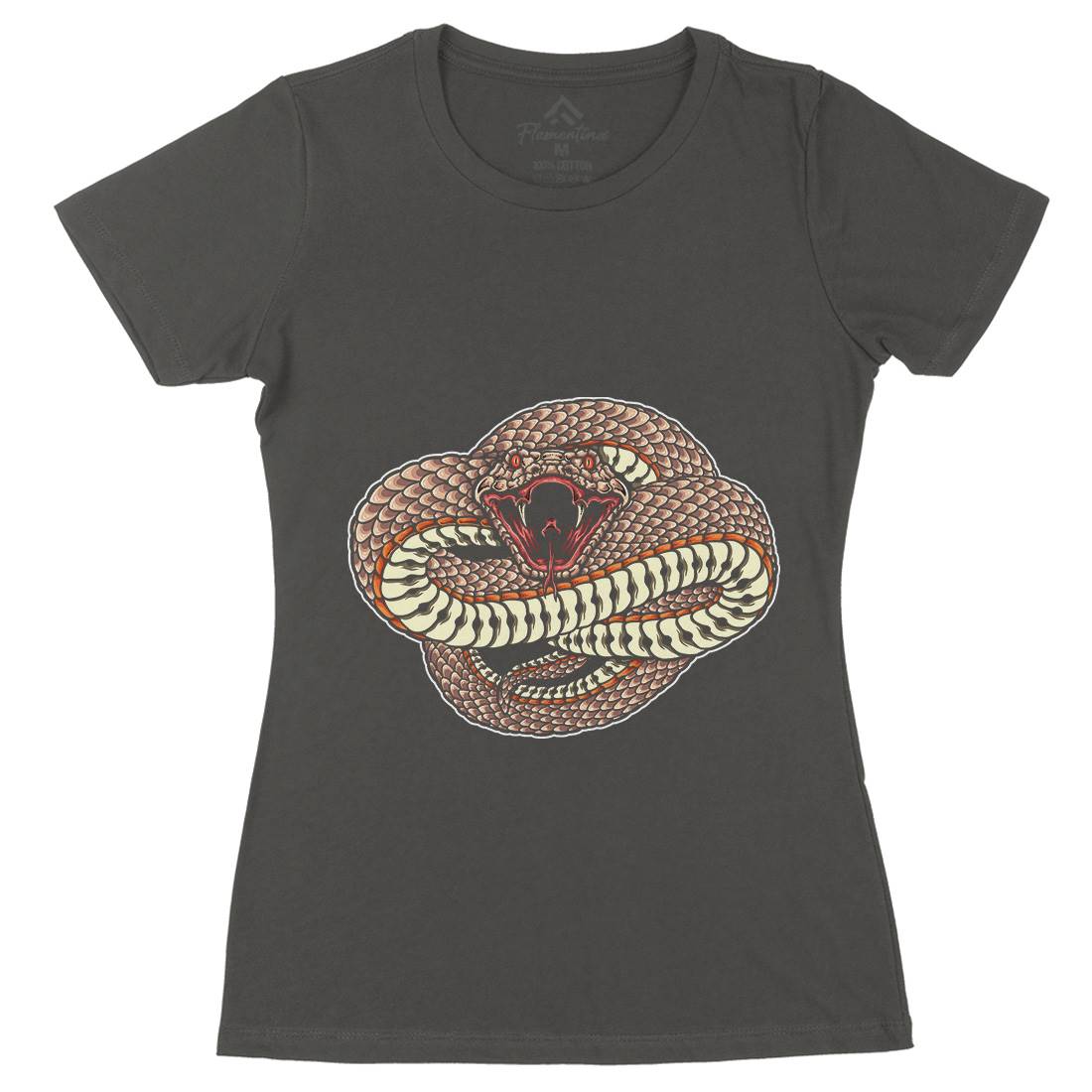 Wild And Dangerous Womens Organic Crew Neck T-Shirt Animals A498