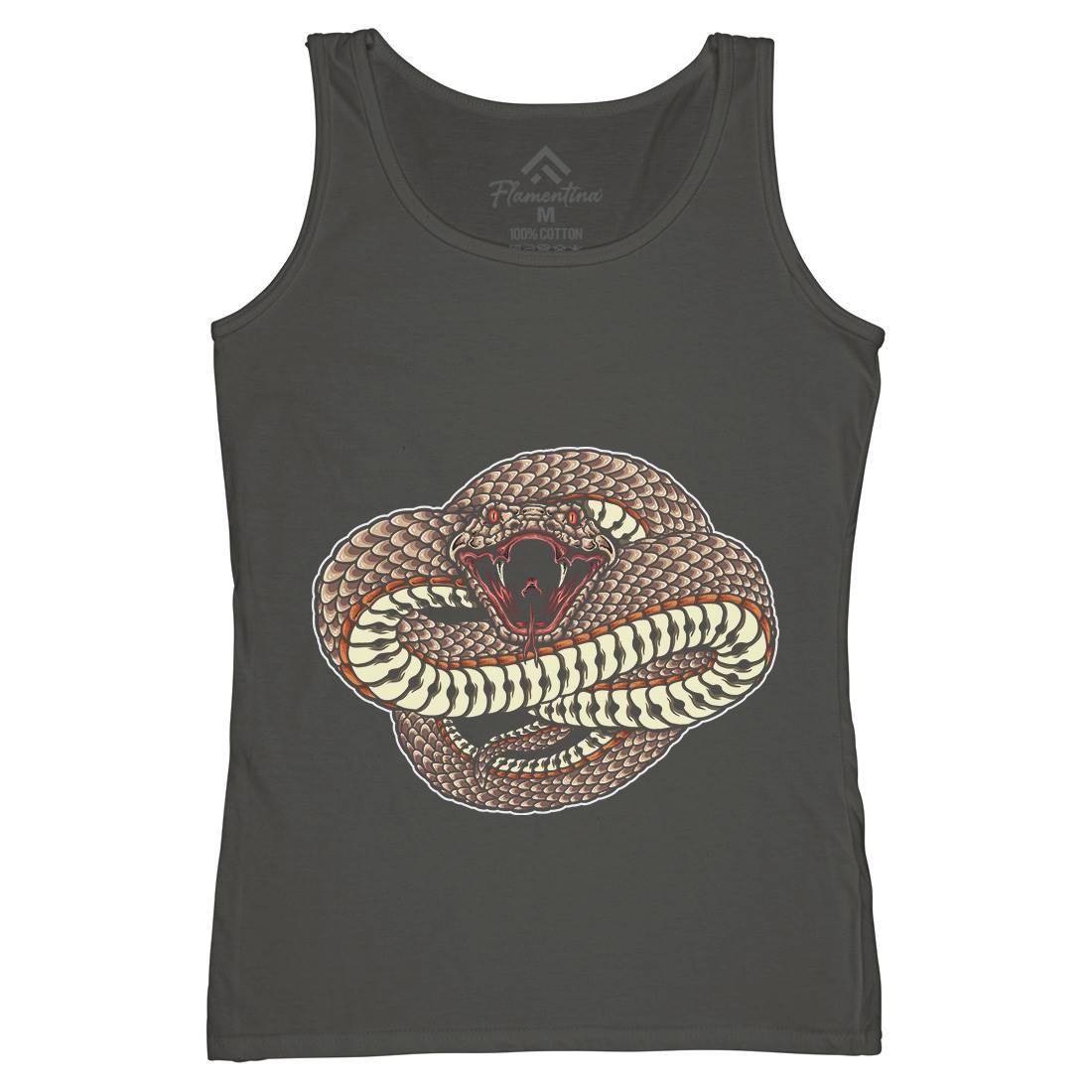 Wild And Dangerous Womens Organic Tank Top Vest Animals A498