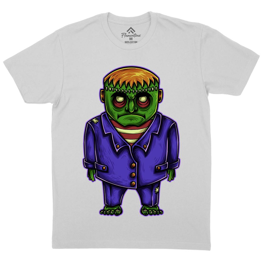 Zombie Mens Crew Neck T-Shirt Horror A500