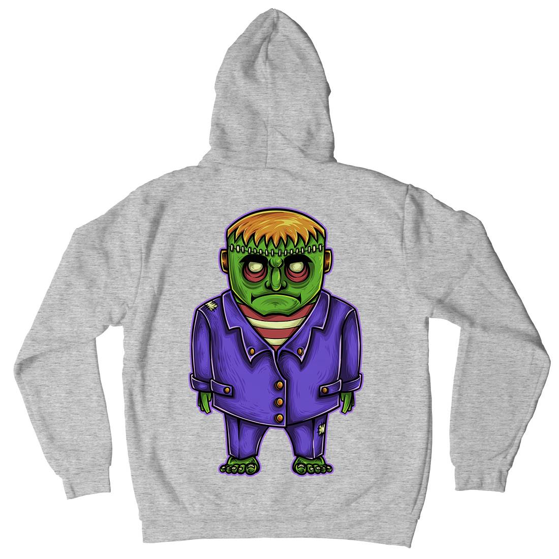 Zombie Mens Hoodie With Pocket Horror A500
