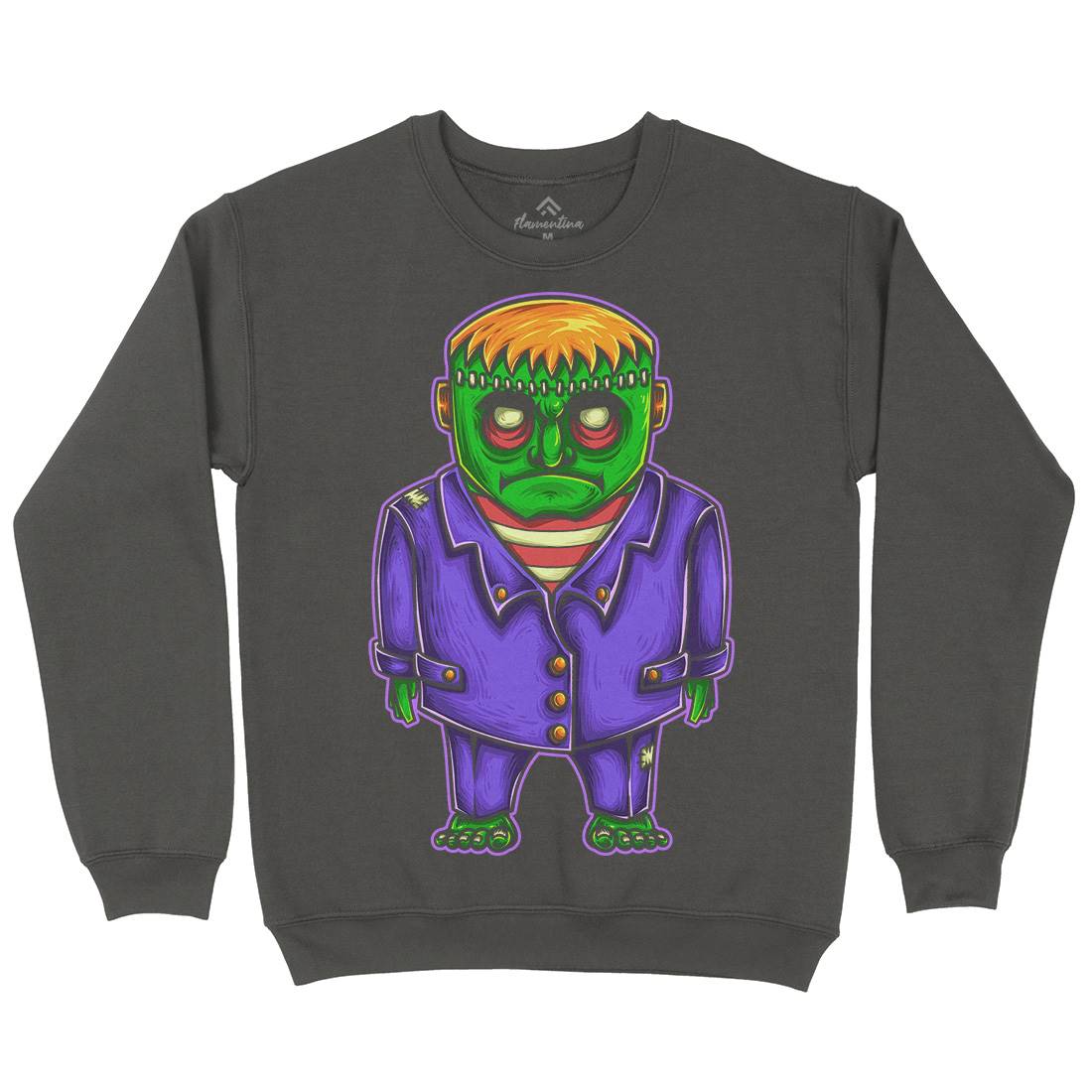 Zombie Mens Crew Neck Sweatshirt Horror A500