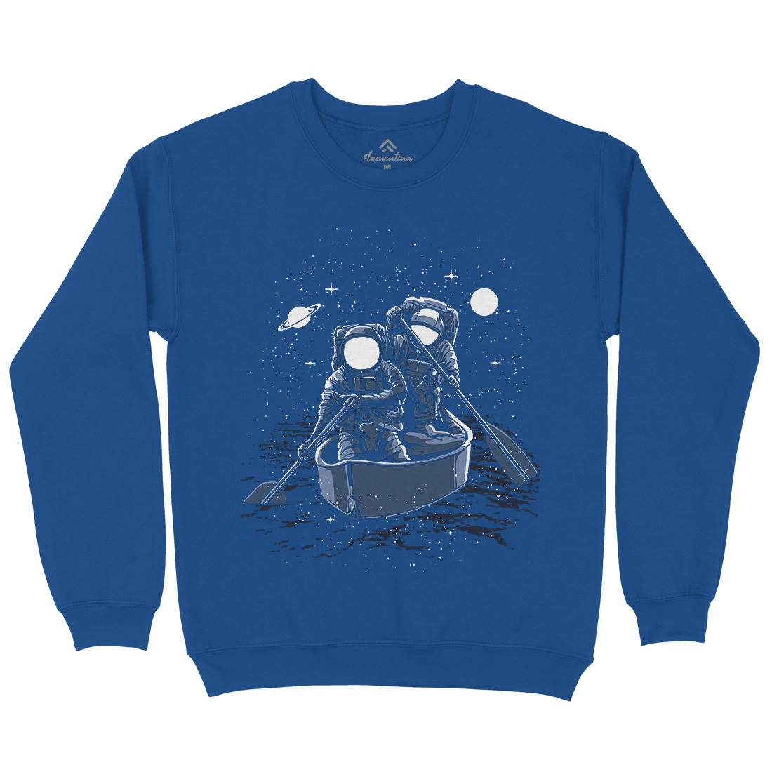 Across The Galaxy Mens Crew Neck Sweatshirt Space A501