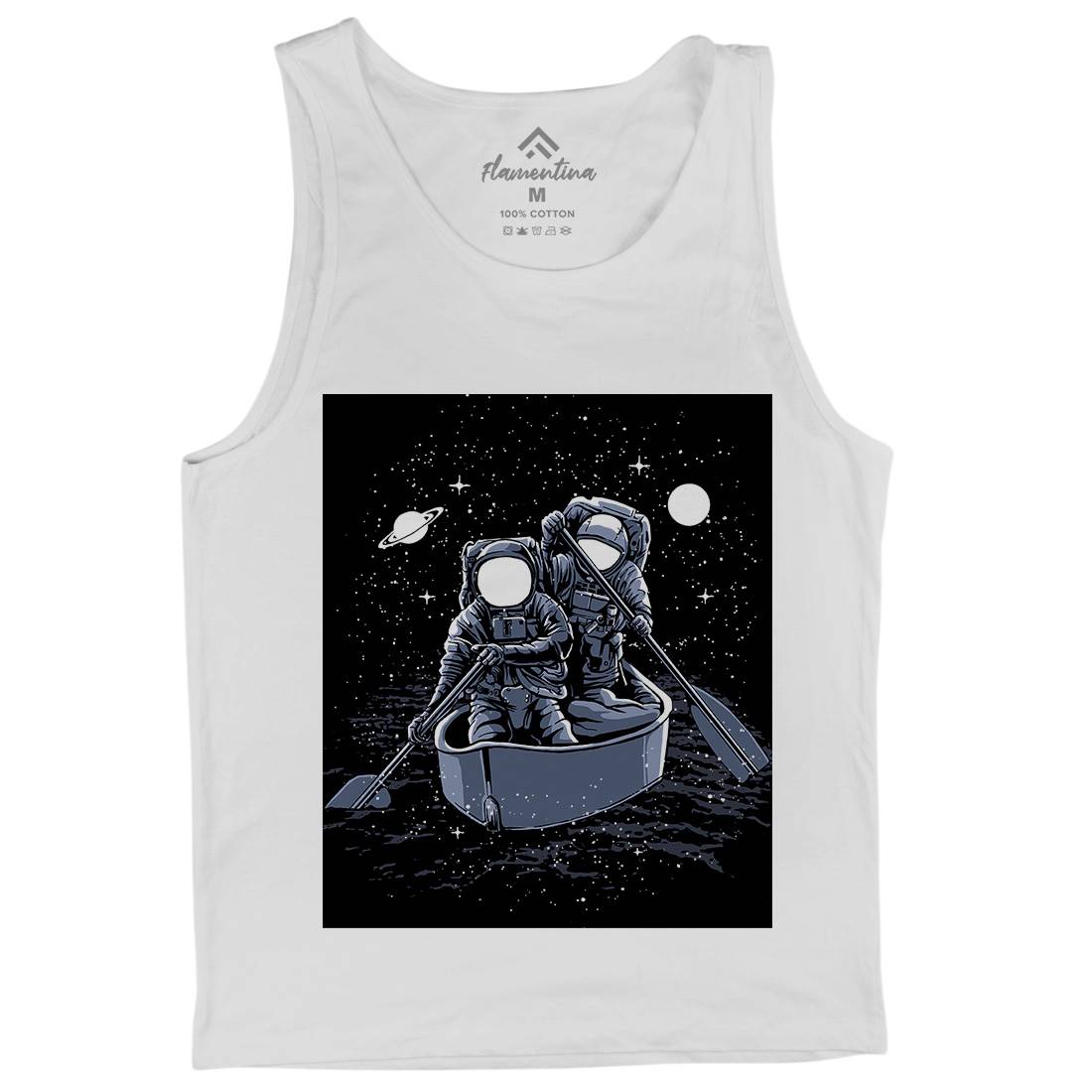 Across The Galaxy Mens Tank Top Vest Space A501