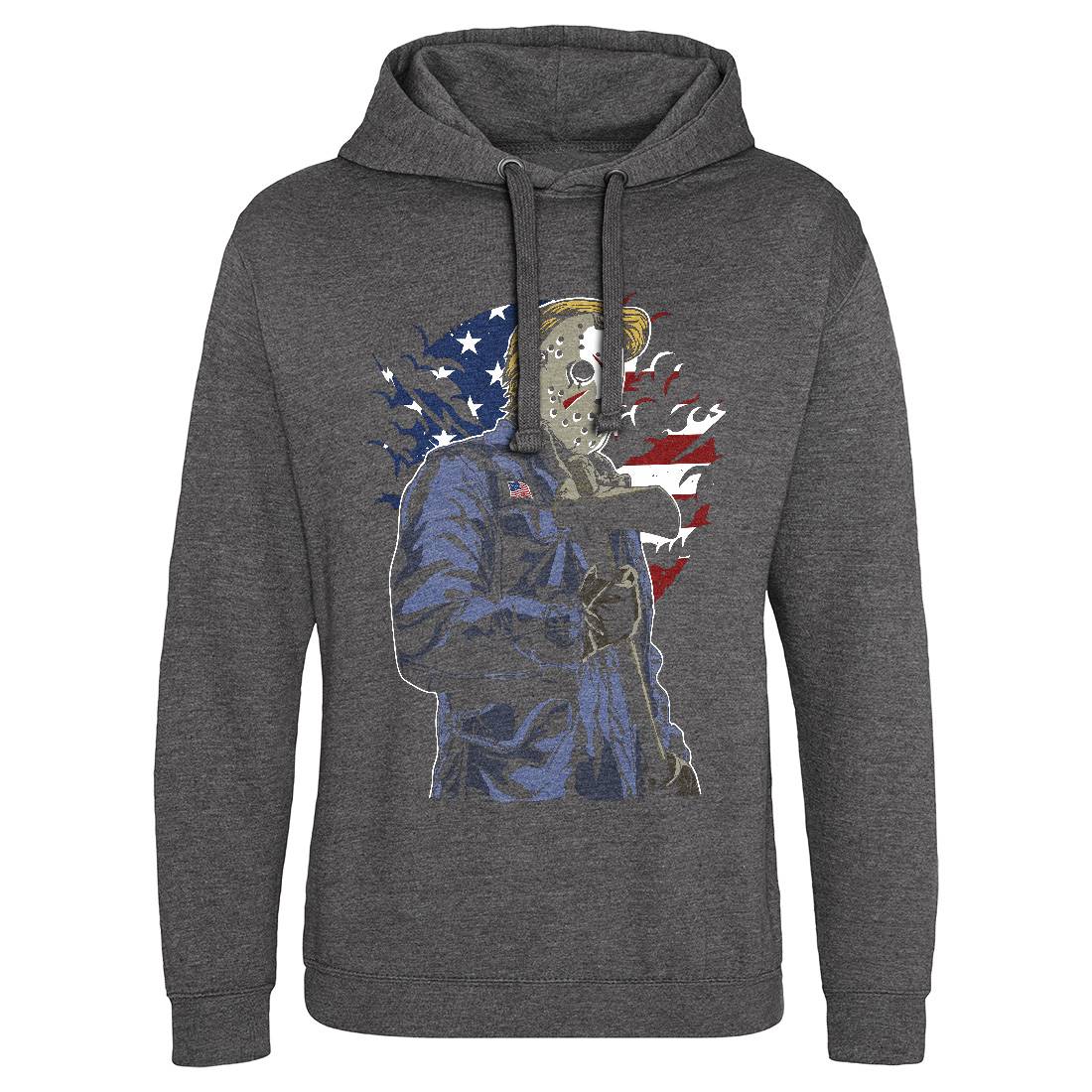 American Killer Mens Hoodie Without Pocket Horror A502