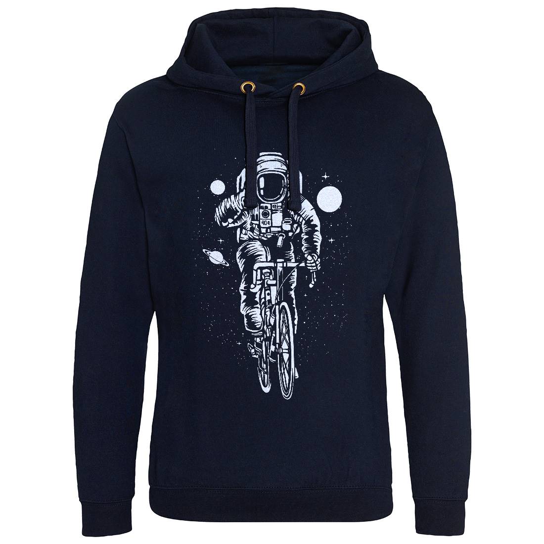 Astronaut Bicycle Mens Hoodie Without Pocket Space A503