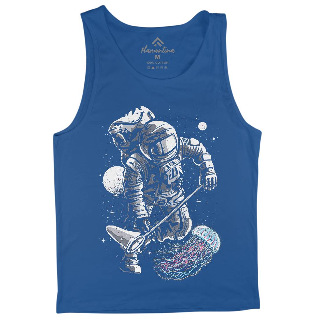 Astronaut Jellyfish Mens Tank Top Vest Space A505