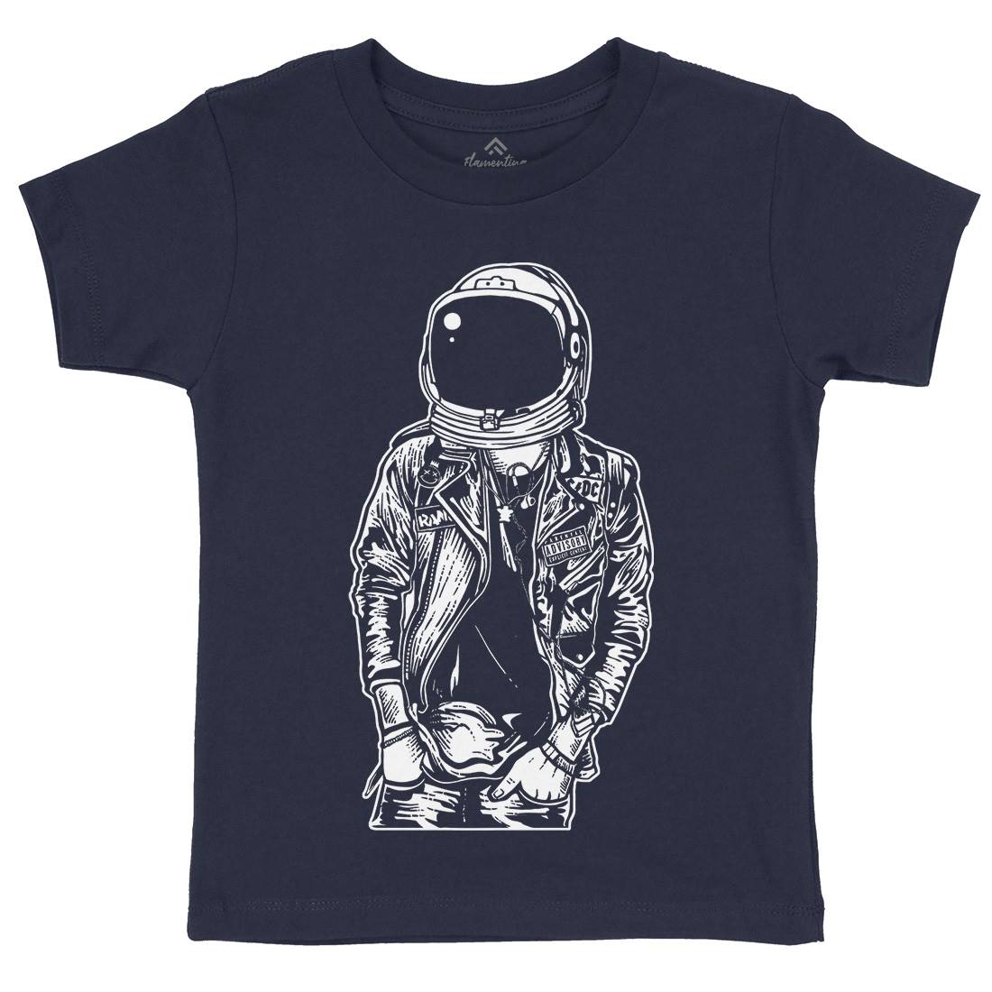 Astronaut Punkster Kids Crew Neck T-Shirt Space A507