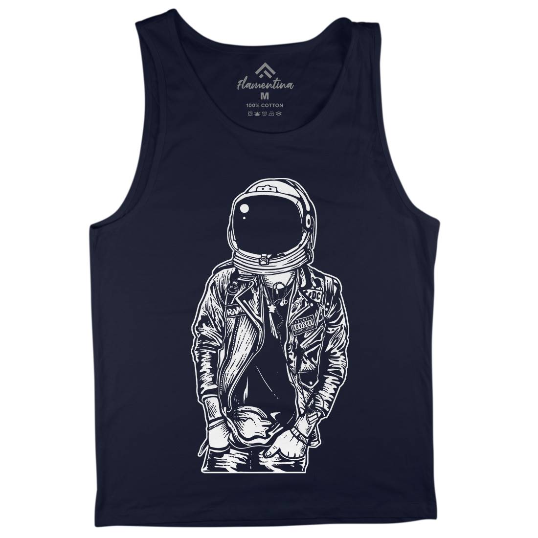 Astronaut Punkster Mens Tank Top Vest Space A507