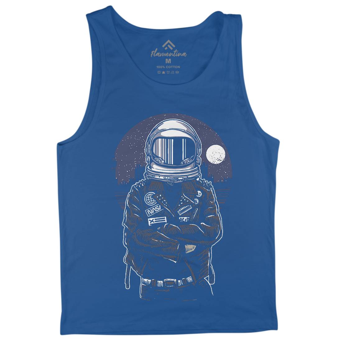 Astronaut Rebel Mens Tank Top Vest Space A508