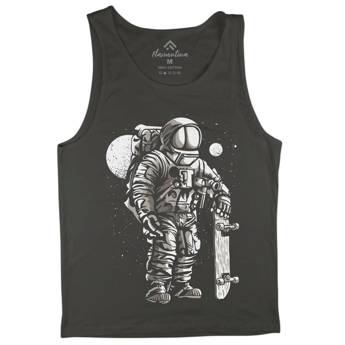 Astronaut Skater Mens Tank Top Vest Space A509