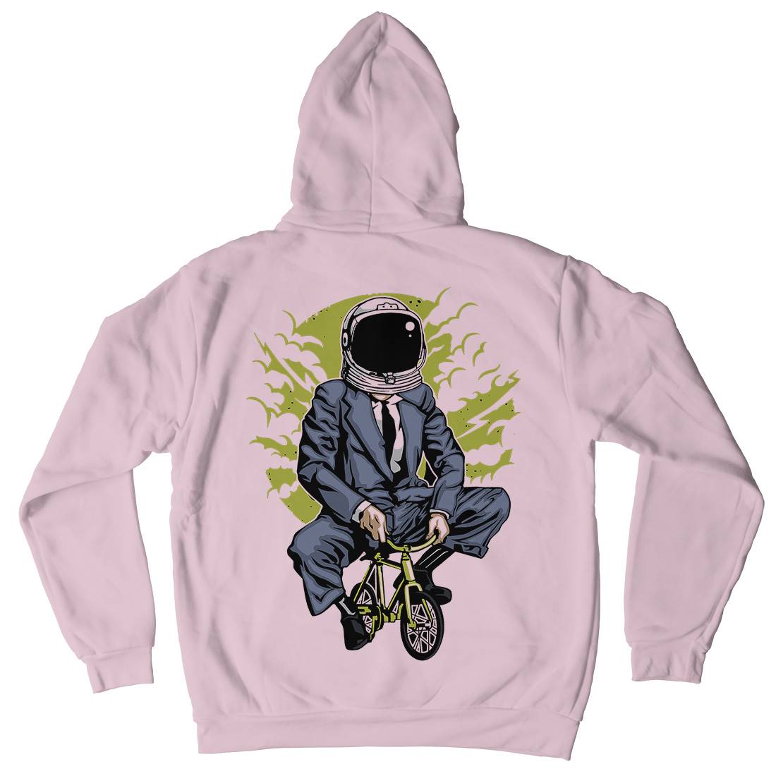 Bike To The Moon Kids Crew Neck Hoodie Space A511