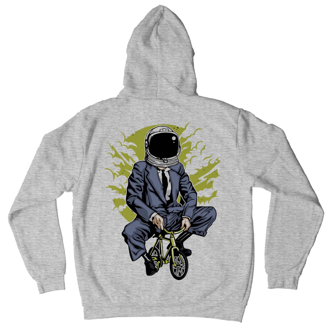 Bike To The Moon Kids Crew Neck Hoodie Space A511
