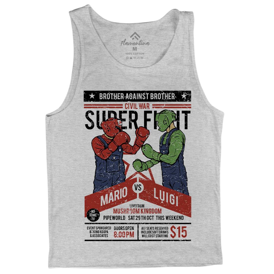 Brother Against Mens Tank Top Vest Geek A514