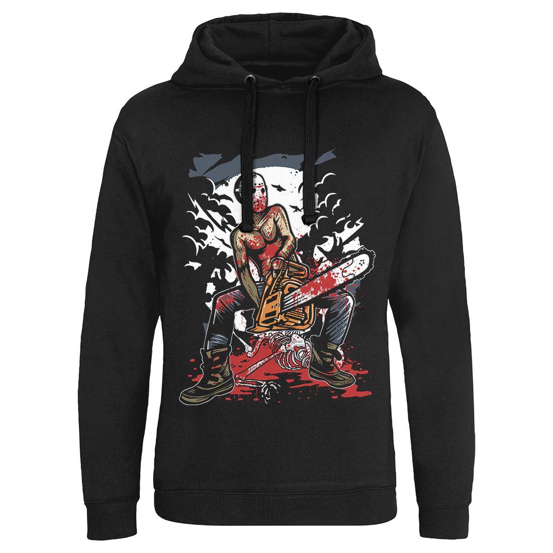 Chainsaw Killer Mens Hoodie Without Pocket Horror A515