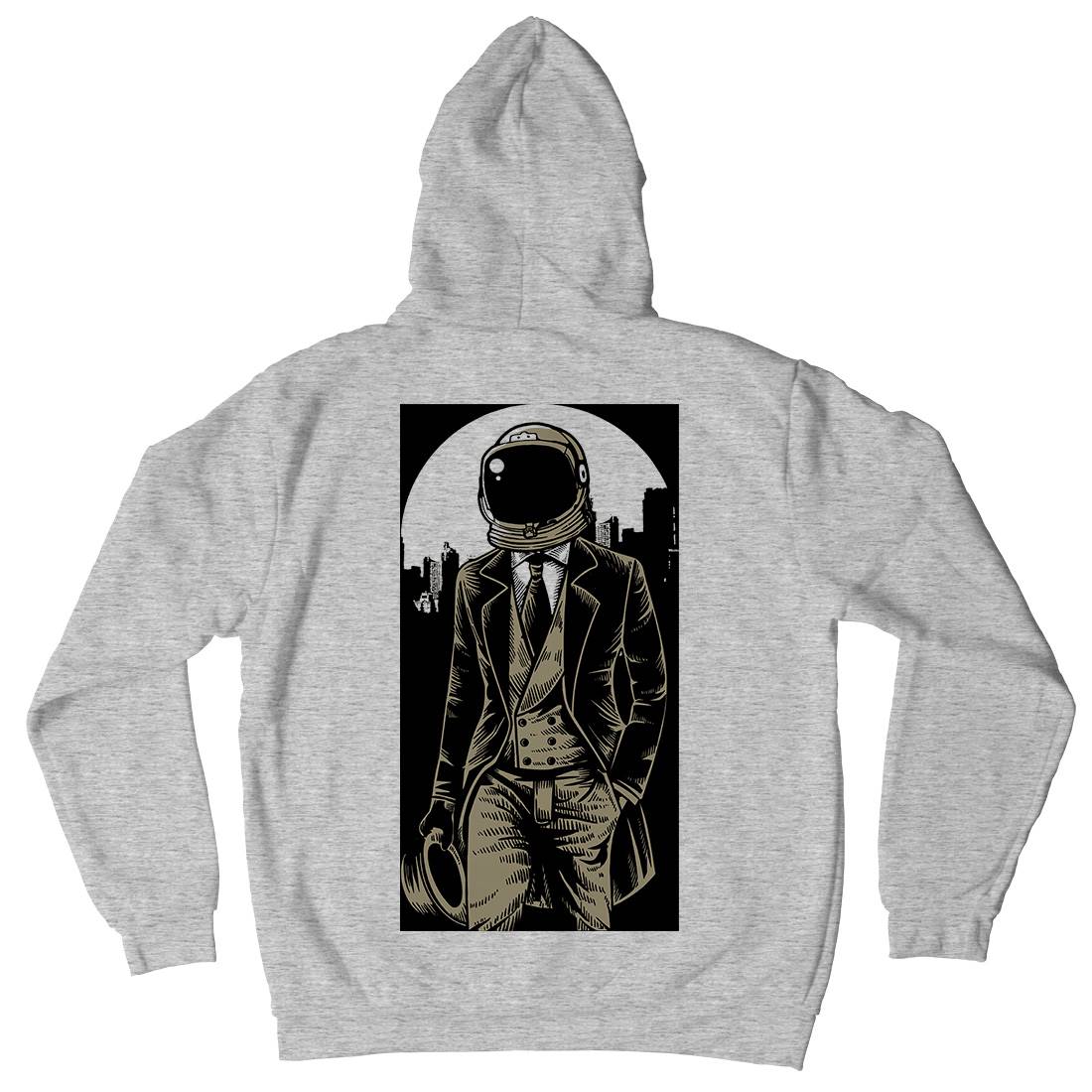 Classic Astronaut Mens Hoodie With Pocket Space A516