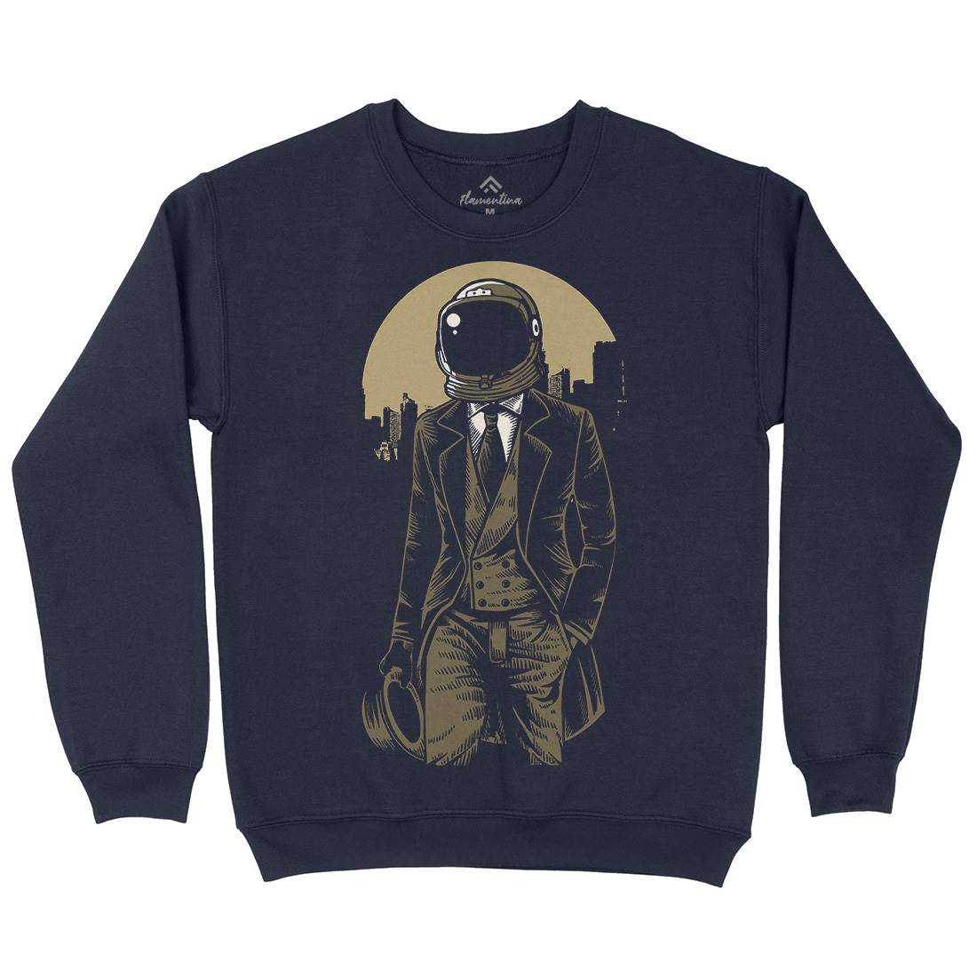 Classic Astronaut Mens Crew Neck Sweatshirt Space A516