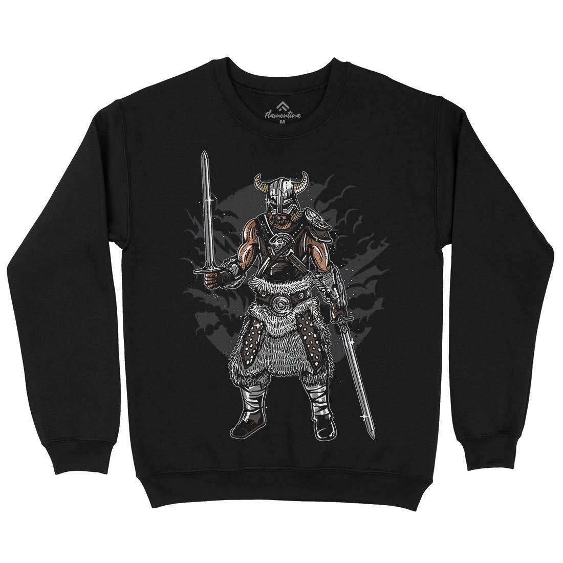 Dark Viking Kids Crew Neck Sweatshirt Warriors A520