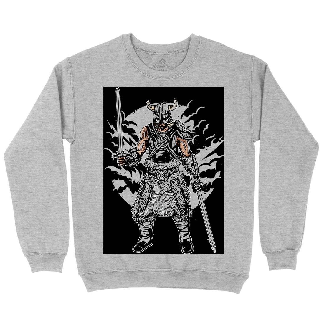 Dark Viking Kids Crew Neck Sweatshirt Warriors A520