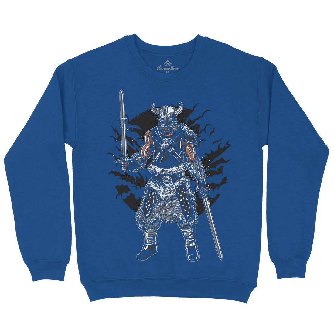 Dark Viking Mens Crew Neck Sweatshirt Warriors A520