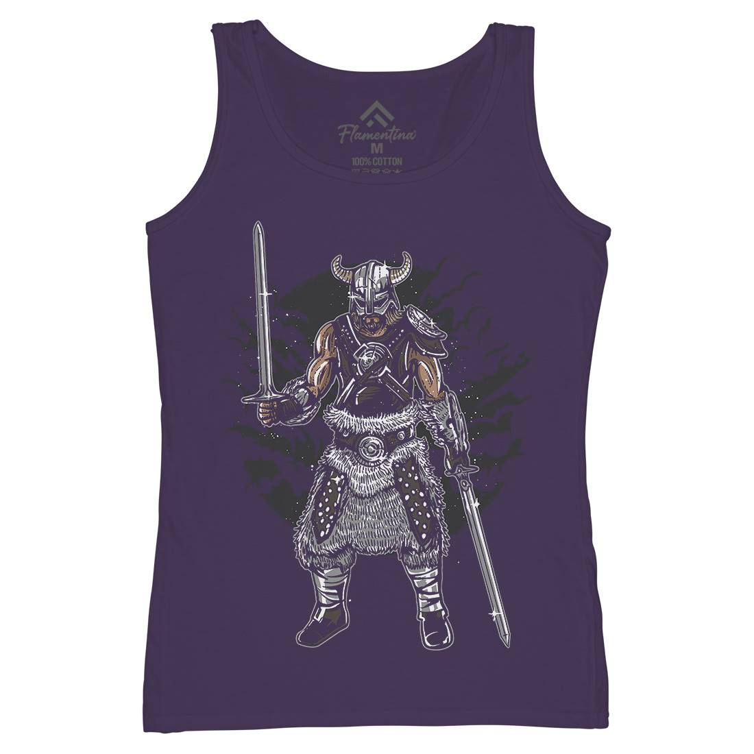 Dark Viking Womens Organic Tank Top Vest Warriors A520