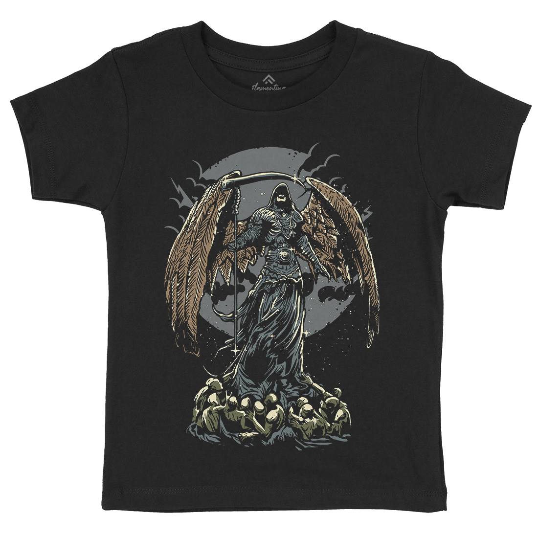 Darkness Kids Crew Neck T-Shirt Horror A521