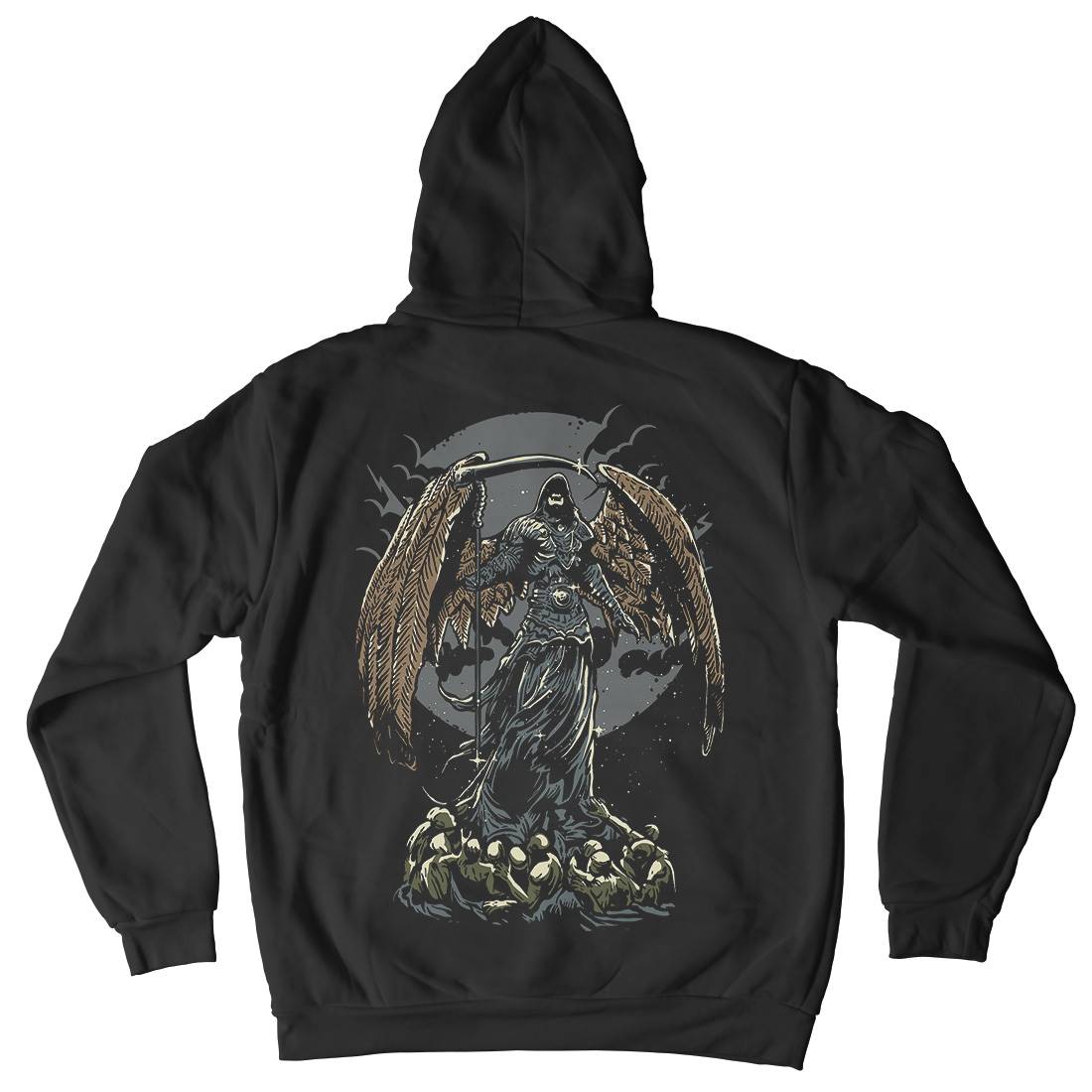 Darkness Mens Hoodie With Pocket Horror A521