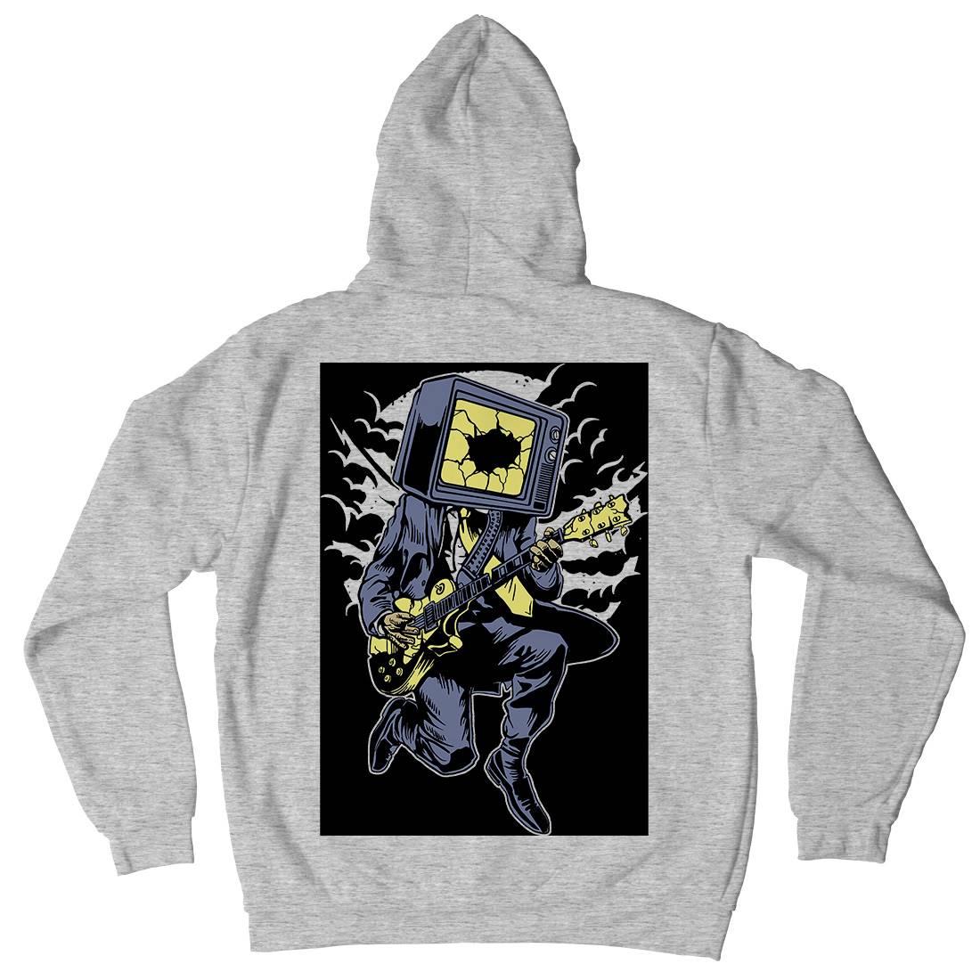 Death Rock Mens Hoodie With Pocket Music A522