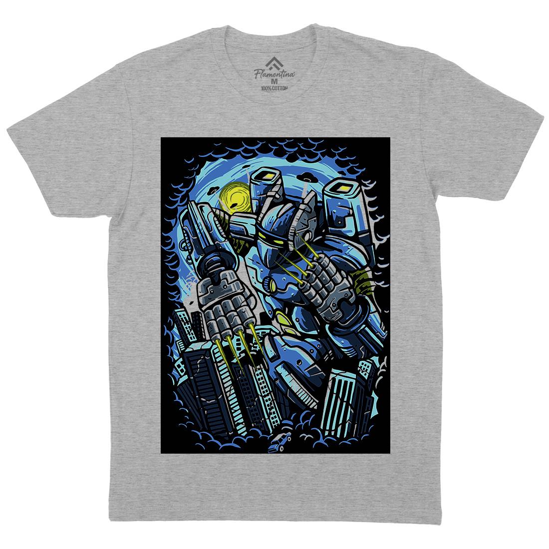 Destroy The City Mens Crew Neck T-Shirt Space A523