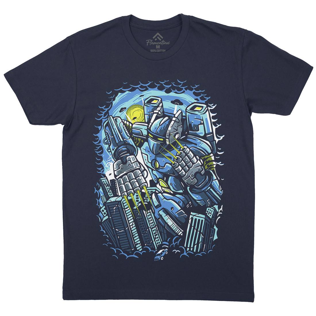 Destroy The City Mens Crew Neck T-Shirt Space A523