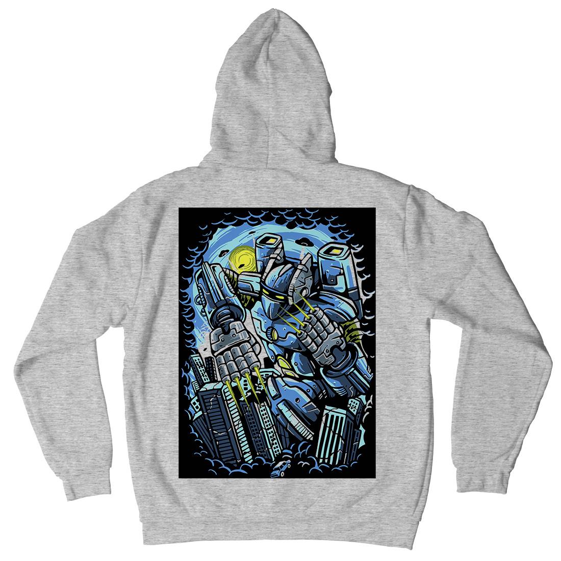 Destroy The City Mens Hoodie With Pocket Space A523