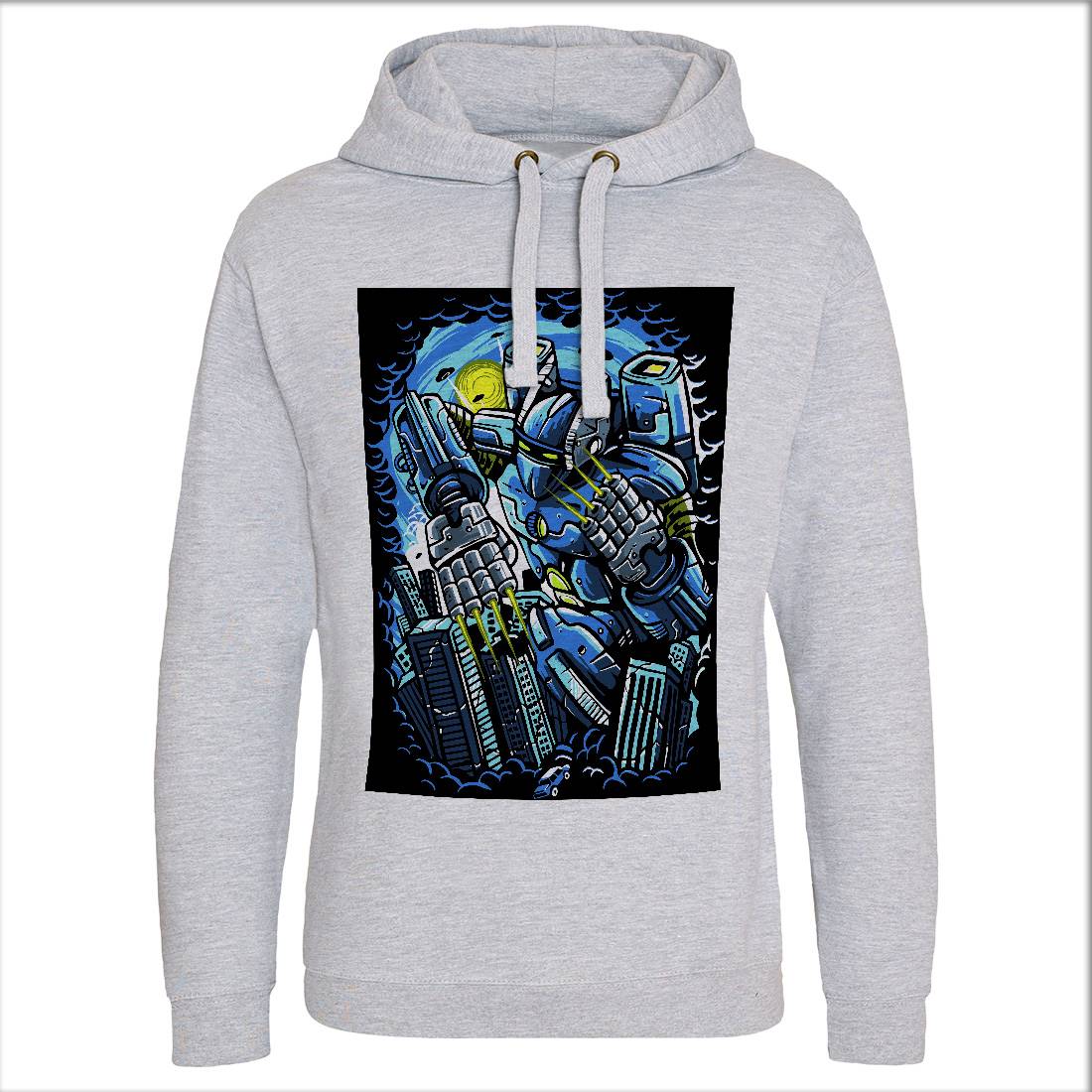 Destroy The City Mens Hoodie Without Pocket Space A523