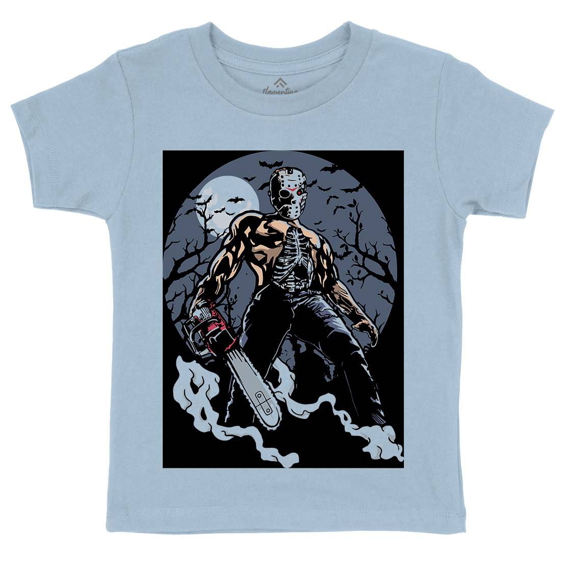 Evil Killer Kids Organic Crew Neck T-Shirt Horror A527