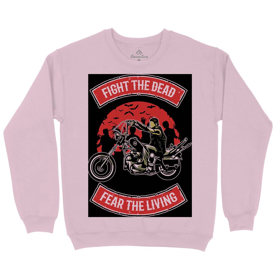 Fight The Dead Kids Crew Neck Sweatshirt Motorcycles A528