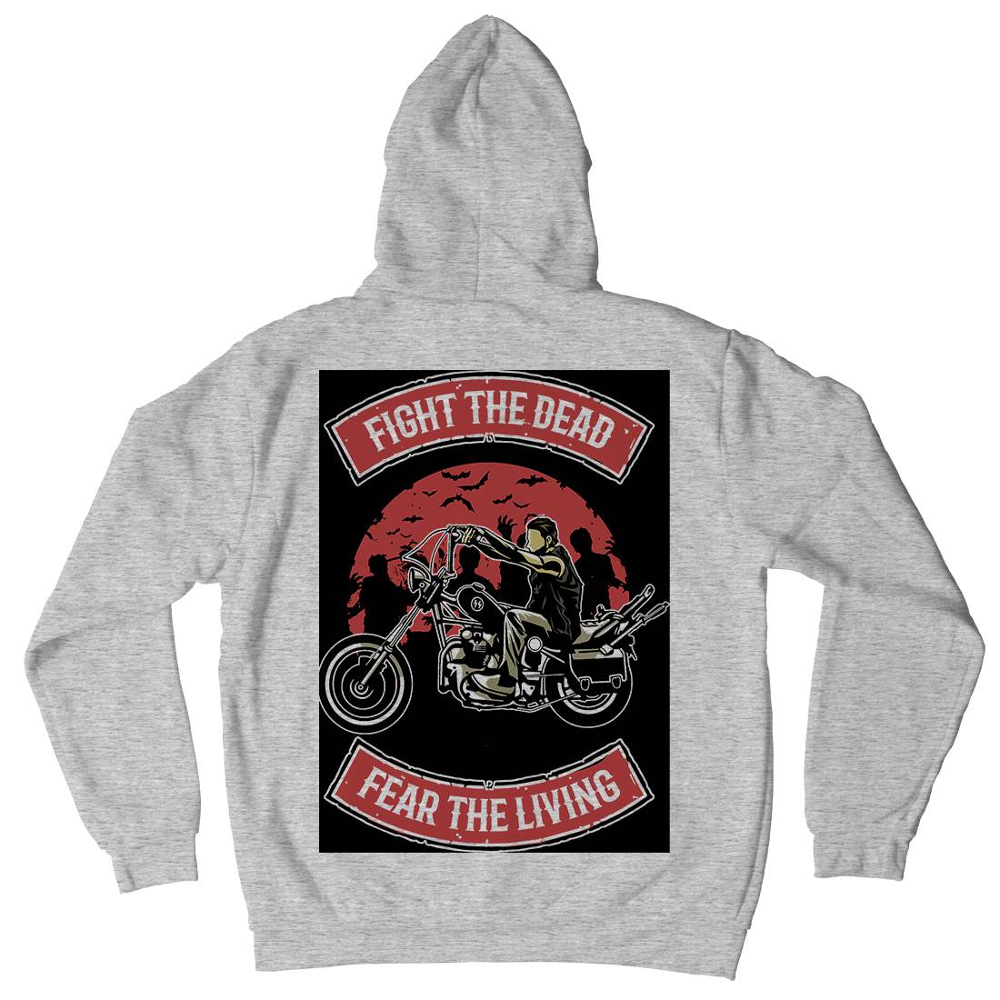 Fight The Dead Kids Crew Neck Hoodie Motorcycles A528