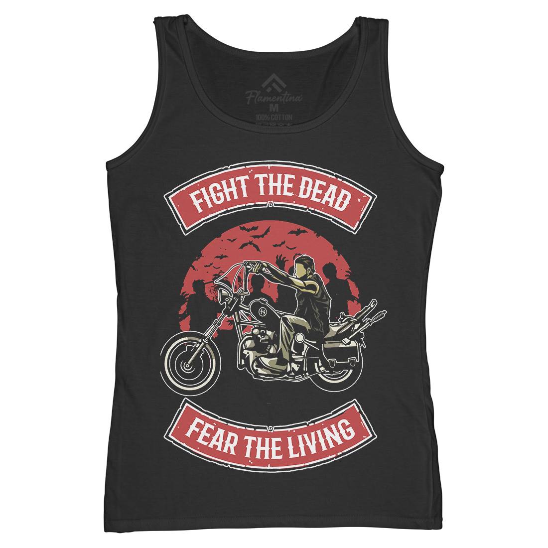 Fight The Dead Womens Organic Tank Top Vest Motorcycles A528