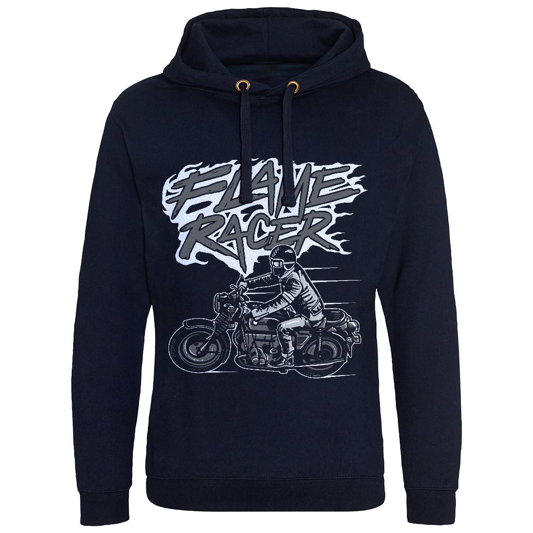 Flame Racer Mens Hoodie Without Pocket Motorcycles A530