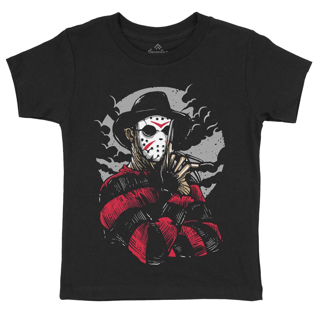 Freddy Kids Crew Neck T-Shirt Horror A532