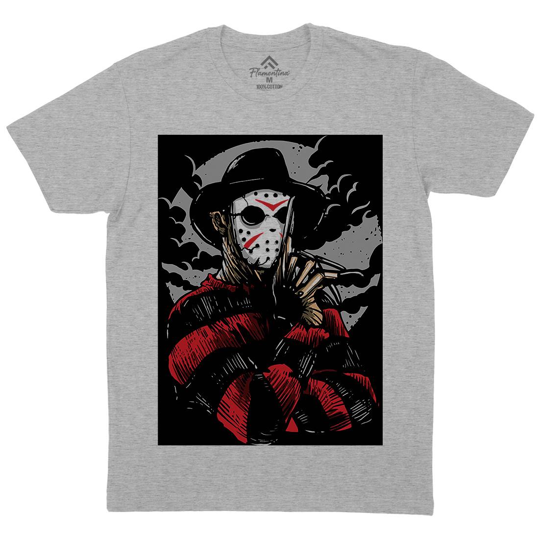 Freddy Mens Crew Neck T-Shirt Horror A532